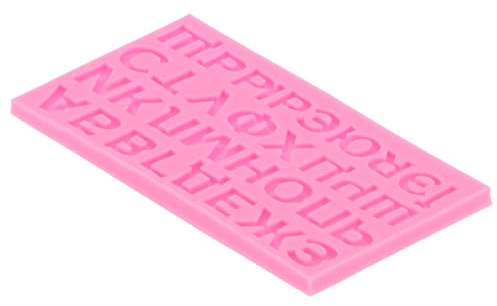 Alphabet-Silikonform, Russische Buchstaben-Kuchenform, Antihaft-Schokoladenform für Kuchen, Kekse, Eiswürfel, Schokolade