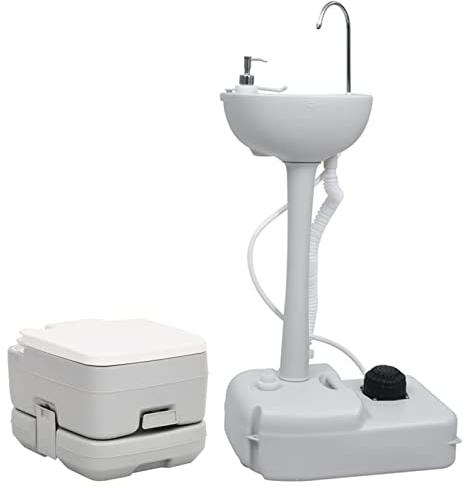 LAPOOH Tragbare Campingtoilette mit Waschbecken, Camping Toiletten, Urinflaschen Für Männer, Camping WC, Mobile Toilette, Urinella Für Frauen3186667