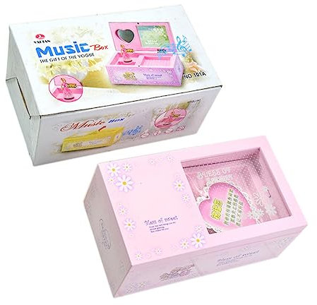 PRETYZOOM Spieluhr Für Mädchen Mit Drehendem Design Aus Robustem Kunststoff Exquisit Und Attraktiv Als Geschenkidee Oder Musikalische Schmuckdose