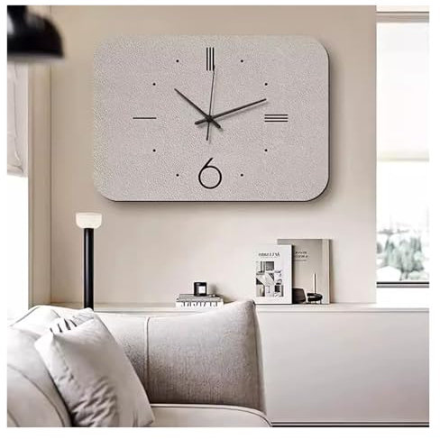 Peinture Décorative pour Cacher Boîte Distribution des Compteurs Électriques, Couvercle Panneau Électrique Mural, Silencieux Et Ponctuel avec Un Design d'Horloge, Idéal pour Votre Maison ZLYWE(41x51cm