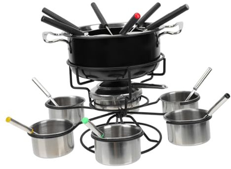 Alipis Fondue Cooking Stove Fondue Burner Pot Cookware Burner Stove Stainless Steel Cookware