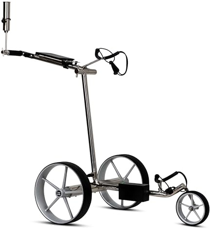 tour-made HC5 Chariot de Golf électrique I Double Moteur I Marche arrière I Frein de Descente I Batterie 27-36 Trous I Pliable & Demontable I Accessoires Inclus I Qualité Allemande