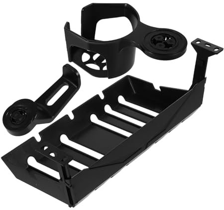 QUMIIRITY 1juego Organizador De Escritorio Soporte para Auriculares Portavasos y Bandeja De Gestión De Cables Accesorios para Gaming y Casa para Mantener El