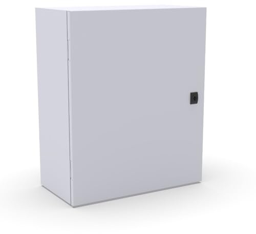 Doktorvolt Verteilerkasten Aufputz Sicherungskasten Aus Metall Leergehäuse 500 x 600 x 260 mm Aufputzverteiler Weiß
