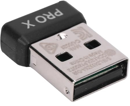 Annadue Adaptador Receptor de Ratón Dongle USB Apto para Ratón Inalámbrico para Juegos Pro X Superligero, Receptor USB 2,4G.