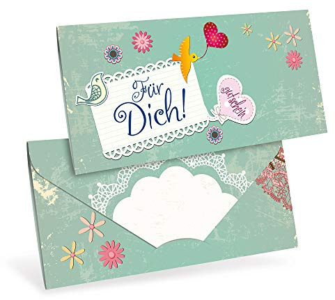 Gutscheinkarten (10 Stück) Geschenkgutscheine für Ostern, Kinder, Spielwaren - DIN lang Faltkarte verschließbar, blanko Vordruck zum Eintragen der Werte