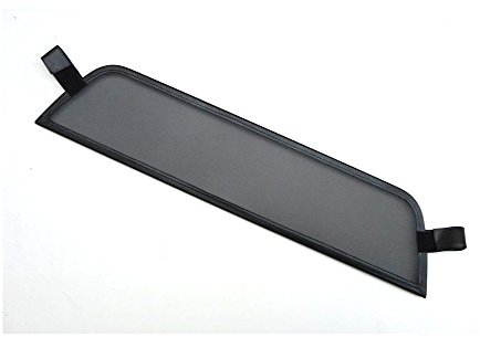 Tief-Tech Windschott mit Klettband für Mercedes Benz SLK R171 Cabriolet 2004-2011 - mit Klettband - Schwarz | Windabweiser | Windblocker | Wind Deflector