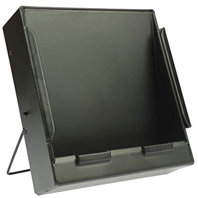 Kugelfang 14x14cm flach Farbe: schwarz (zum Stellen und hängen)