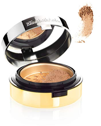 Elizabeth Arden Pure Finish Mineral Powder Foundation in Shade 6, 8.33g, Non-Drying, Skin-Brightening Powder, Sheer to Full Coverage, for Normal to Oily Skin