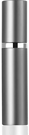 SUBORAWOS Parfümzerstäuber Nachfüllbar,Mini Parfum Zerstäuber für Unterwegs,Leer Sprühflasche für Parfum,Handtasche Parfümflaschen für Reise 5ml(Grau)