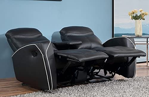 Mapo Möbel Ledersofa Kinosofa Relaxcouch Fernsehsofa 3624-Cup-2-SNW