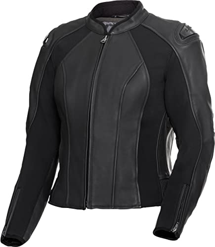 FLM Brooklands Damen Lederjacke-Rindsleder-Thermoweste-Direct Ventilation
