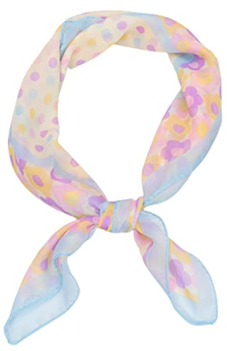 FAIRYGATE Seidenschal Damen Chiffon Elegante Seidentuch Haare Satintuch Halstuch Bandana Tuch Kopftücher Taschentuch Ansatz Scarf DA27
