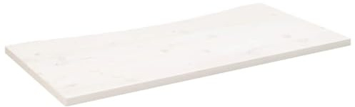 vidaXL Skrivbordsskiva vit 110x60x2,5 cm massiv furu, skrivbord trä, skrivbordsskiva massivt trä, bordsskiva levande kant, bordsskiva, bordsskiva