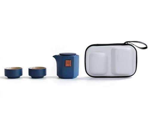 Teekannen-Set, Express-Tasse, Reise-Teeset, tragbares Kung-Fu-Teeset, Glas-Teekanne, Teekanne, Keramiktassen und -Becher, Samowar-Wasserkocher, Teegeschirr, SHU Puer-Teesets mit Teekanne (C)