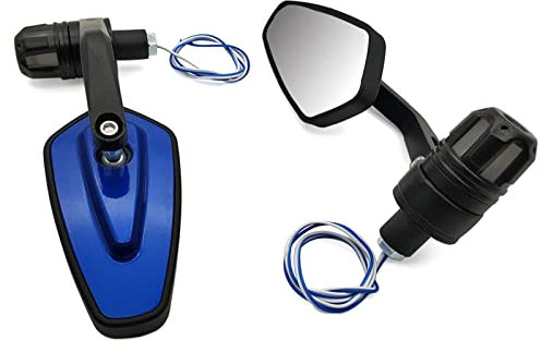 FIXARE Motorrad Für Y&amaha XV 950 Racer TDM 900 MT-125 / MT125 V-MAX MT-01 Griffspiegel Mit Blinker-LED-Signalleuchte Dekoration