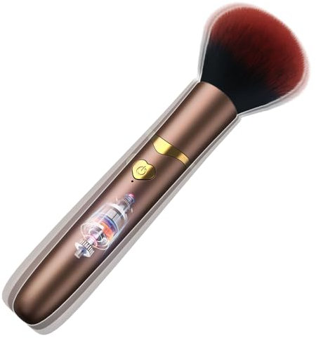 Vibratore Mini Brush Makeup Erotico Tease Vibratoreper donna piccolo, mini vibratore Vibratoreper Donna Professionale Toys Giocattolo Adulti per Nipple, G-Spot, Clitoride (oro)