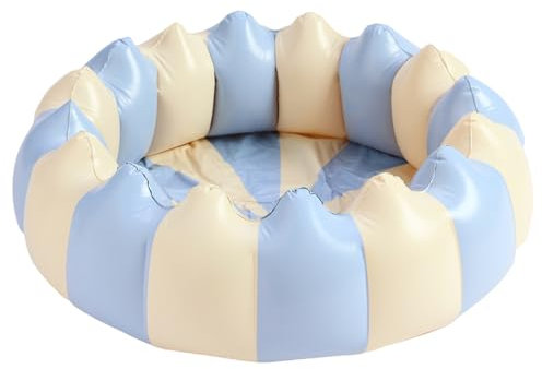 THINCAN Paddling Pool For Kids Inflatable Kids Swimming Pool PVC Nonslip Bath Tub Pool For Children Outdoor Garden Backyard Quick Setups Inflatable Pool