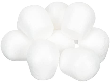 OFFIGAM 10pcs Foam Cupcake Models Large Size DIY Cake Practice Molds Muffin Simulated Cake Decorations for Baking Training and Party Displays