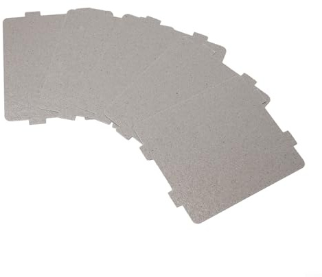 Feeshoppher Piastra di copertura in mica per forno a microonde, per isolamento ad alte temperature e sicurezza elettrica, protegge i componenti interni da calore e umidità, adatta a Mo(5 pezzi)