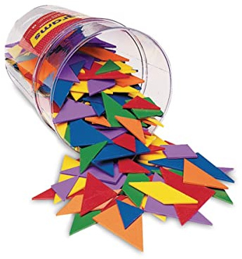 Learning Resources Sechsfarbige Tangrams „Six-Colour Tangrams“