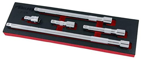 Neilsen CT1236 5pc 1/2in DR Extension Bar Set – Chrome Vanadium, 50mm, 75mm, 125mm, 250mm, 375mm