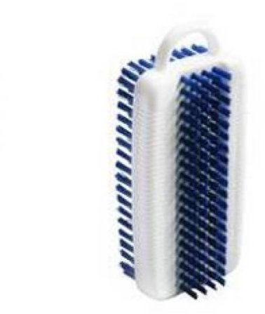 Haug Nagelbürste blau PS/PBT doppelseitig PHB, blau PS/PBT