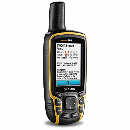 Garmin 010-01199-00 GPSMAP 64 Worldwide with High-Sensitivity GPS and GLONASS Receiver