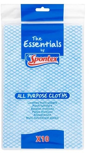 Spontex Economic All Purpose Cloths 10pk 50g