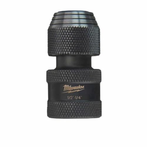 Milwaukee 48-03-4410 Shockwave 1/2-Inch Square by 1/4-Inch Hex Adapter