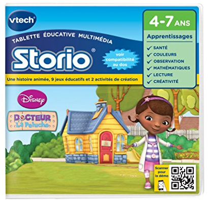 Vtech - 232105 - Storio 2 et générations suivantes - Jeu éducatif - Docteur la Peluche
