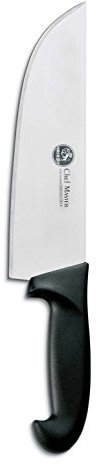 AUSONIA - COUTEAU LARGE DE BOUCHER POUR COUPER DE LA VIANDE AVEC LAME EN ACIER INOX 440 DE 16 CM ET MANCHE ATOXIQUE EN POLYPROPYLÈNE