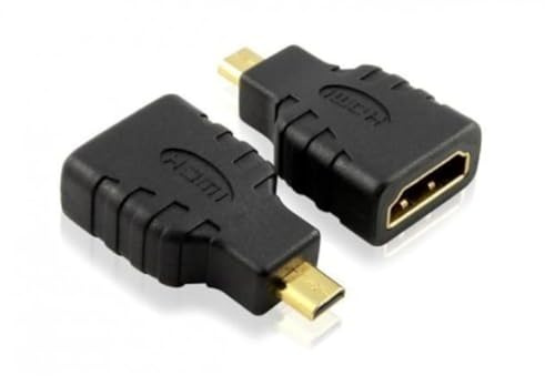 Micro HDMI to HDMI Adapter Converter Adaptor Compatible with Canon PowerShot G7 X / G9 X/IXUS 285 HS, Olympus Stylus 1 E-PL5, Ricoh WG WG- Series 20 30 30W 4 5 Go pro GoPro Hero 3 4 5
