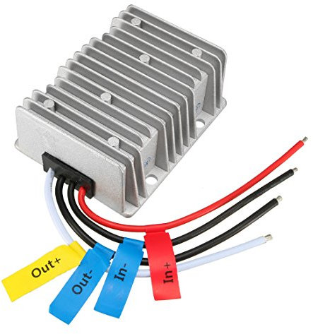 sourcing map Voltage Converter DC 48V to DC 24V 22A 528W Waterproof Power Transformer