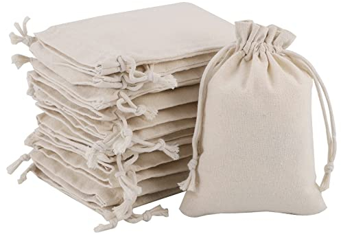 12Pcs Burlap Hessian Bags, 12x17cm(4.72 x 6.7inch) Reusable Small Canvas Drawstring Bags for Halloween Wedding Party Valentine's Christmas