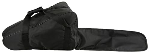 Borsa per Motosega, Custodia per Motosega Portatile Nera Impermeabile in Tessuto Oxford, Borsa per il Trasporto di Motosega Universale a Protezione Totale per Boscaiolo