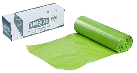 BrandNewCake® Sac à Poche Monouso 40cm - Rotolo da 100 Sacchetti - Sac à Poche Robusto per Decorazioni - Verde
