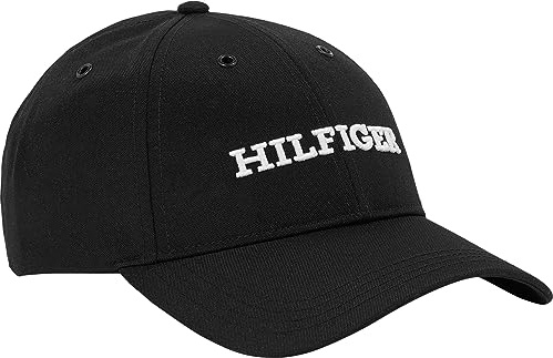Tommy Hilfiger Homme Casquette Baseball, Multicolore (Black), Taille Unique