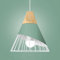 Suspension Luminaire Moderne,bois Plafonnier industriel design Métal Lampes Suspendues abat-jour E27 applique éclairage pour salle à manger cuisine,couloir