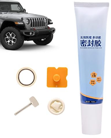 Adhesivo para vidrio automotriz, 150 ml, pegamento para vidrio automotriz, secado rápido y resistente a la intemperie, sellador de parabrisas para automóvil