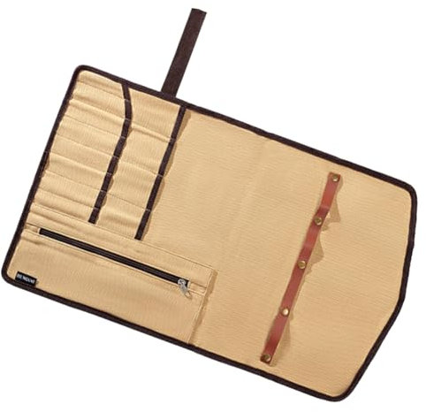 Amosfun Camp Besteck Organizer Aus Canvas Faltbare Picknick-geschirrtasche Mit Mehreren Aufbewahrungstaschen Geschirr-aufbewahrungstasche Für Outdoor-aktivitäten Wandern Camping Und Grille