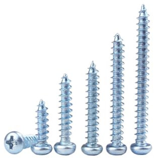100x 4.0 x 20mm Chipboard Pan Head Wood Screws A2 Stainless Steel Chipboard Screws for Floorboards Wood Fences DIY Furniture & Repairs - Corrosion-Resistant and Durable