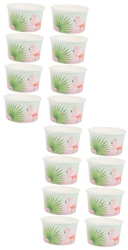 Ipetboom 2 Set Ciotola Di Carta Per Gelato Gelato Bicchiere Di ina Di Carta Tazze Per Cupcake Bicchieri Festa Piatti Per Dolci Porta Coppa Di Per o 8 Pezzi * 2