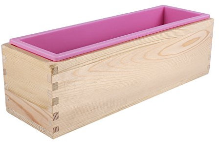 ZDETGU Rechteck Silikon Liner Form Holzkasten DIY Making -Werkzeug Backkuchen Brotform Form