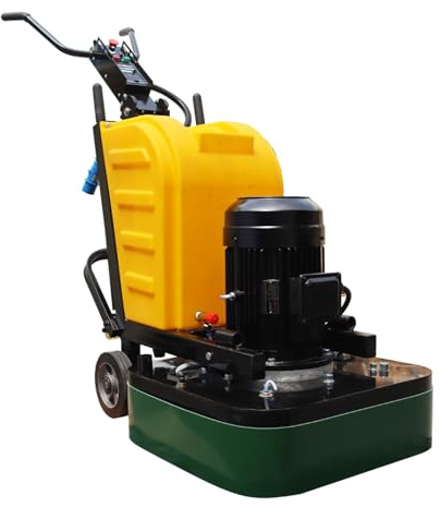 BEILOCKERY Electric Concrete Floor Grinder 25inch Working Width Industrial Floor Polishing Machine Dry and Wet Type with 40L Large Capacity Water Tank and 12 Discs 220V 7.5KW