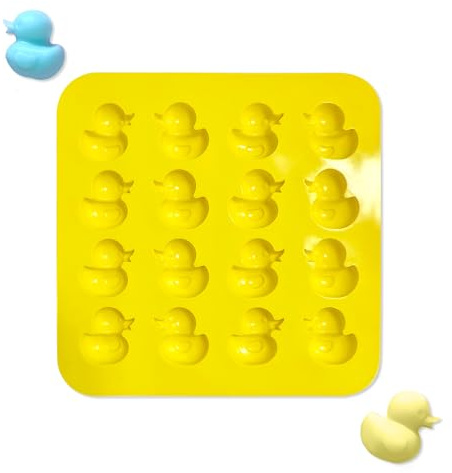 Duck Silicone Ice Cube Tray, Reusable Chocolate, Jelly & Sweet Mould | Chocolate moulds and fun ice cube tray in a duck design, suitable for making small cakes, ice, jelly and sweets.