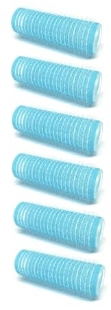 6-Pack Small Self-Grip Hair Rollers – 20mm (0.8) Curlers for Volume, Random Color