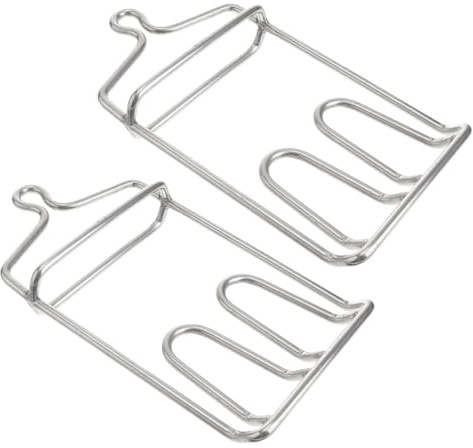 OSALADI Lot de 2 Crochets à Viande en Acier Inoxydable 304 Résistants à L'Usure pour Suspendre Poulet et Canard Accessoires Cuisine Professionnels pour Rôtisserie et Barbecue