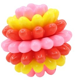 YROHGKPN Balle de soin dentaire texturée pour des balles puissantes et non permanentes - Construction en caoutchouc flexible avec une prise en main facile - Balle de massage pour chien de 5,95 cm de