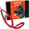 Canny Collar No-Pull Dog Headcollar | Gentle Training Aid to Stop Pulling on Lead | Humane Lead Control Collar for Better Walks | Comfortable & Secure Fit | Red – Size 5